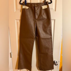 Dolls kill Camel cut out pants high rise medium